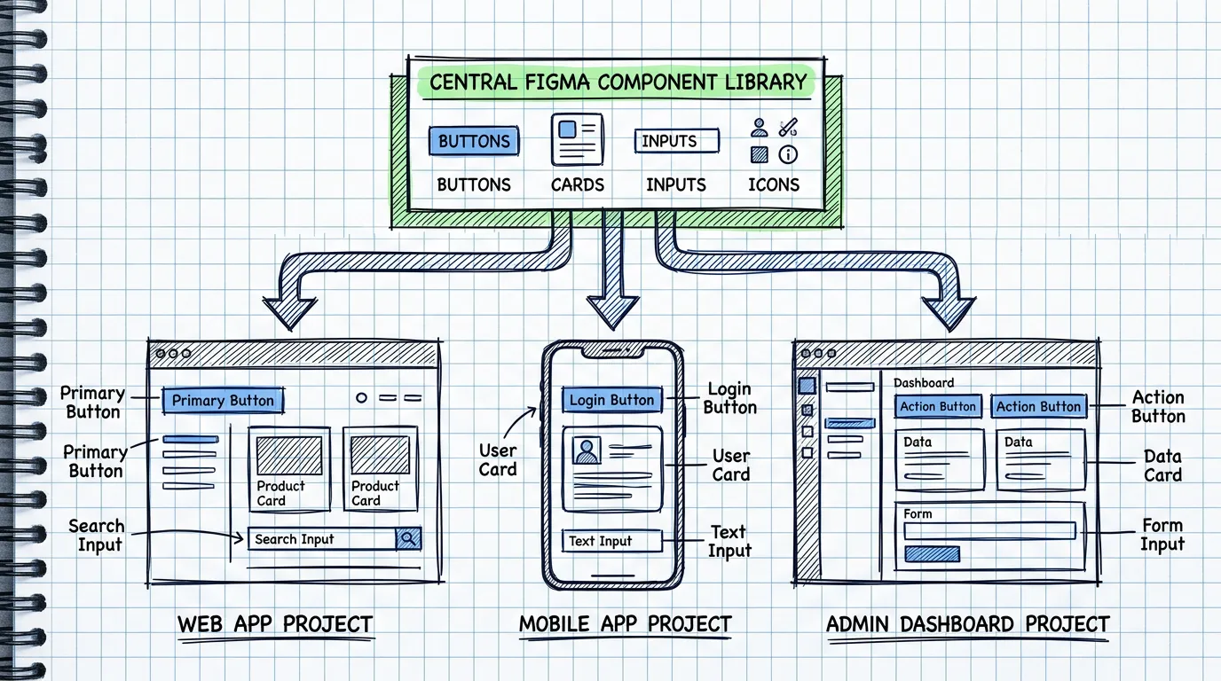 Shared Component Library across multiple projects