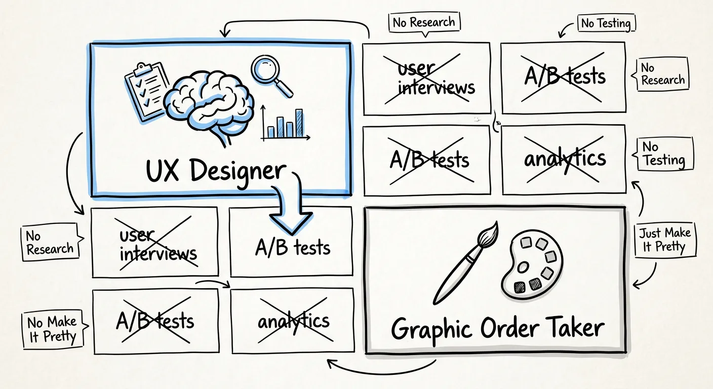 UX Designers reduced to mere graphic production workers