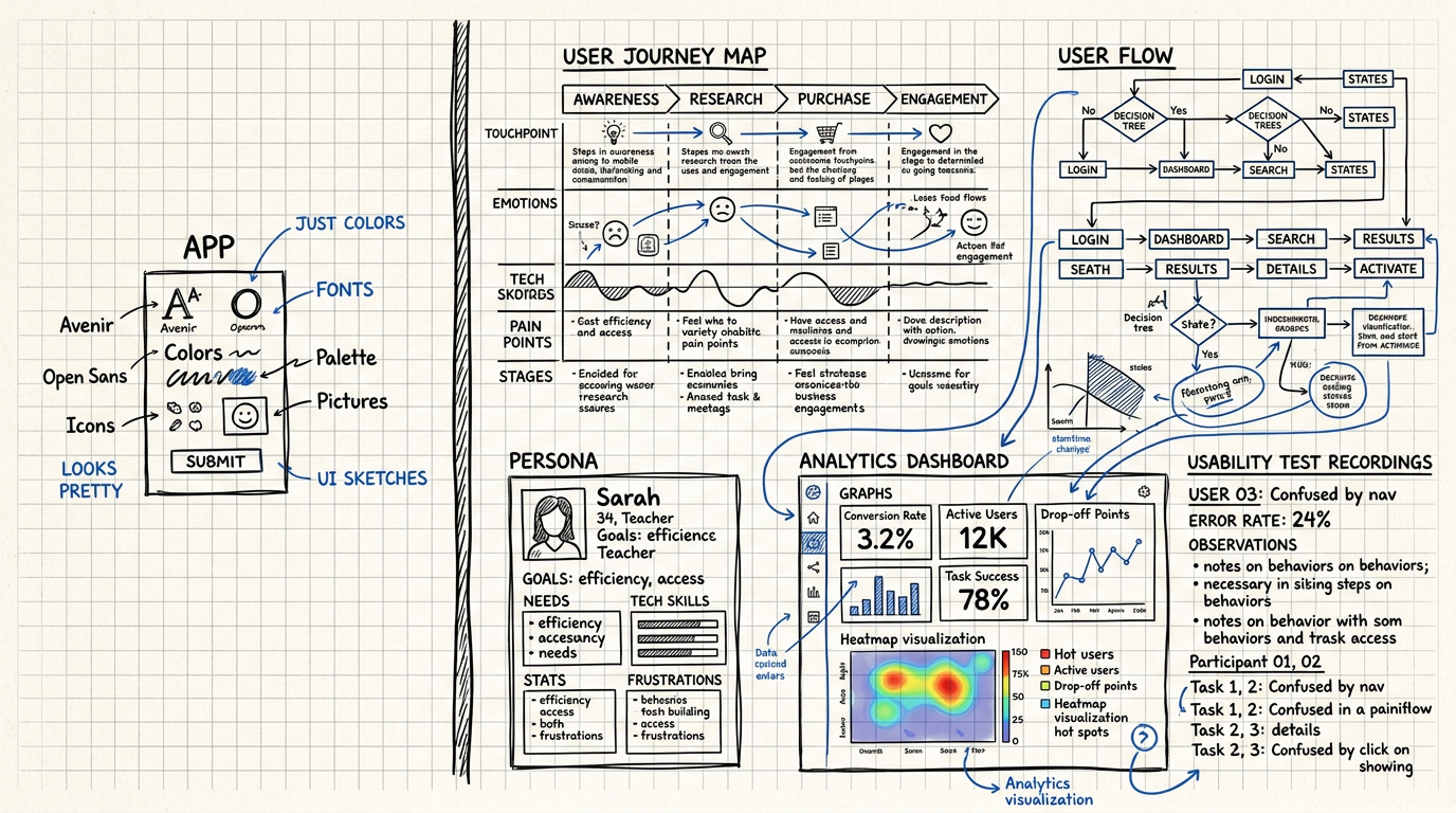 The gap between what people think UX is vs. what it actually is
